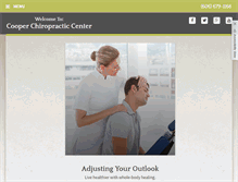 Tablet Screenshot of cooperchiropractic.net